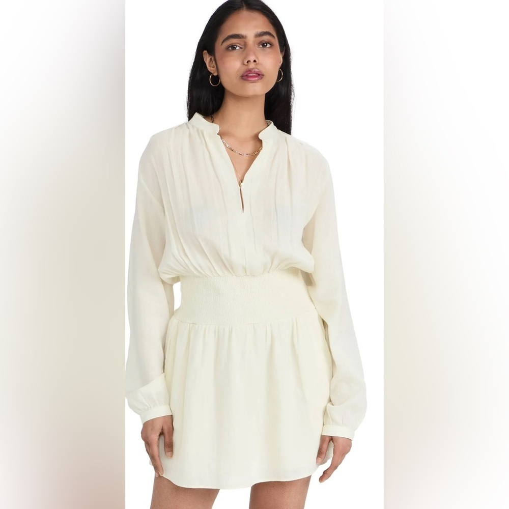 NWT  RAG & BONE Calista Shirred Gathered Gauze Dress